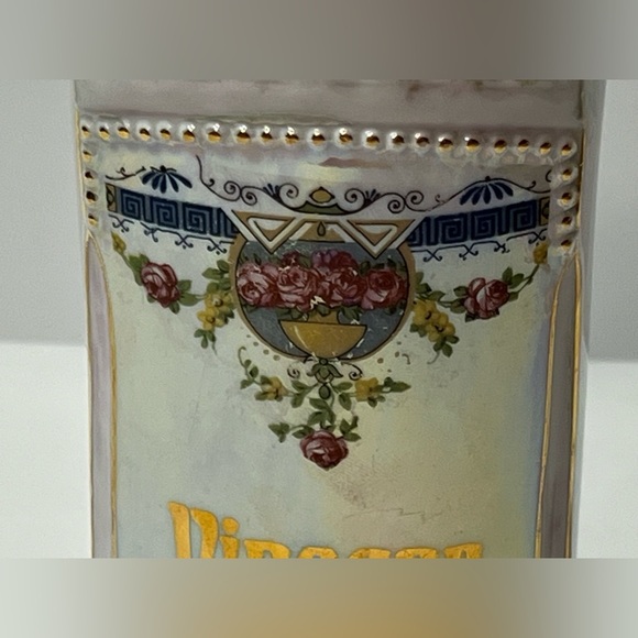 Lustreware 1950s Iridescent German Lusterware Porcelain Vinegar Decanter 2895 - Picture 5 of 14